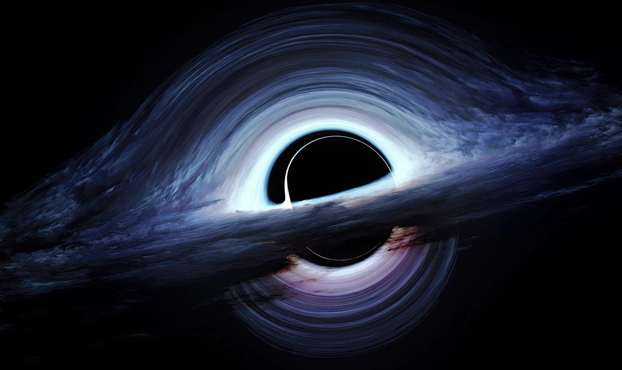 Foto eines schwarzen Lochs aus dem Netz 