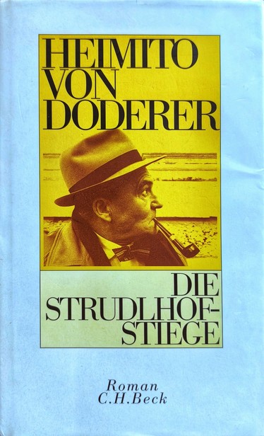Frontdeckel des Buches Die Strudlhofstiege von Heimito von Doderer, hier eine Ausgabe von C. H. Beck, München, 2005.