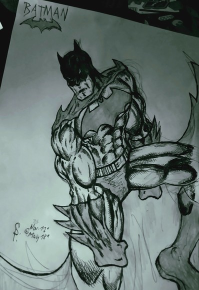Zeichnung von batman
