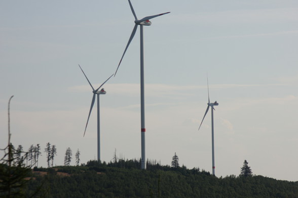 Windkraftanlagen wird das einzige sein , was in Zukunft auf den Kämmen der Mittelgebirge Bestand haben wird!