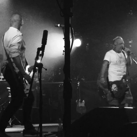 Peter Hook on stage