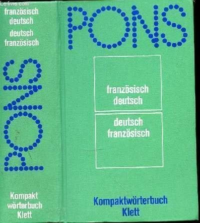 PONS Kompaktwörterbuch Französisch-Deutsch, Deutsch-Französisch